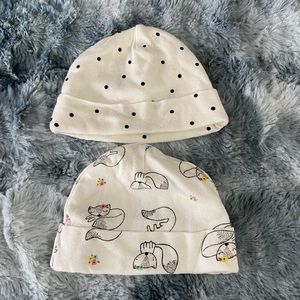 Gerber Baby Hats size 0-6m